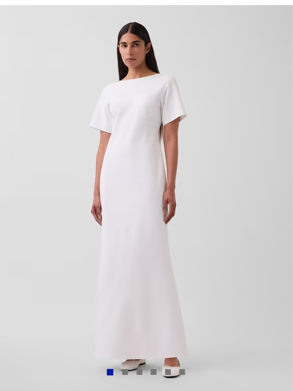 Gap Studio White Maxi Dress